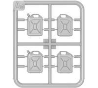 Mini Art 24013 1:24 set di taniche in plastica 20L - riproduzione fedele, modellismo, kit in plastica, artigianato, hobby, incollaggio, kit di modelli, montaggio, non verniciato