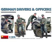 German Drivers & Officers 1:35 Figure Plastic Model Kit MINIART