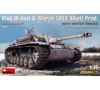 MINI ART 35367 1/35 StuG III Ausf. G March 1943 Alkett Prod. with Winter Tracks.