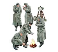 Mini Art 35428 Set di figure in scala 1:35 soldati tedeschi WW II Sp.Ed. - riproduzione fedele, modellismo, kit in plastica, artigianato, hobby, incollaggio, kit di modelli, montaggio