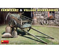 MINI ART 35657 1/35 Farm Cart & Village Accessories