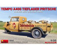 MINI ART 1/35 TEMPO A400 TIEFLADER PRITSCHE 3-WHEEL BEER DELIVERY TRUCK