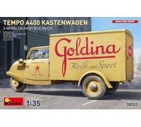 Mini Art 38053 1:35 Tempo A400 3 ruote - riproduzione fedele, modellismo, kit di plastica, artigianato, hobby, incollaggio, kit di modellismo, montaggio, non verniciato