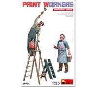 Mini Art 38094 1:35 Set di pittori con accessori (2) - riproduzione fedele all'originale, modellismo, kit di costruzione in plastica, artigianato, hobby, incollaggio, modellismo, assemblaggio