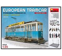 Mini Art 550038009 MiniArt 38009 - Tram Diorama 1:35 con Base e Accessori fedeli all'originale, modellismo, Kit di Costruzione in plastica, Artigianato, Hobby, incollaggio, modellismo, assemblaggio,