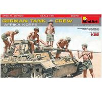 MiniArt Kit 1:35 Equipaggio carro armato tedesco Afrika Korps MIN35278 Ediz. speciale