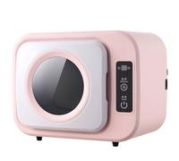 Mini Asciugatrice, Centrifuga Compatta con Riscaldamento Ventilato da 4,5 L, Asciugatrice Portatile for Sterilizzazione Frontale, Asciugatura ad Alta Temperatura 65°C, Fusto Interno in Acciaio(Color:P