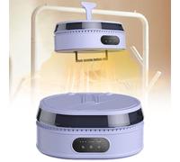MINI Asciugatrice Elettrica, Asciugatrice Portatile a Riscaldamento Rapido Per La Casa a 360°, Riscaldatore Con Timer Da 6 Ore a Basso Rumore, Asciugatrice Ad Aria Calda Viola Da 1400W a 4 Mode