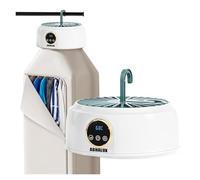 Mini Asciugatrice for Vestiti - Lavatrice Portatile, Asciugatrice Elettrica Compatta for Appartamenti, Viaggi E Piccoli Spazi Asciugatura Rapida Con Timer Regolabile E Cura Delle Rughe