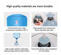 Mini asciugatrice per stendibiancheria, asciugatrice elettrica a basso rumore, stendibiancheria riscaldato di grande capacità da 15 kg, stendibiancheria con timer regolabile, doppio blu da 1000 W