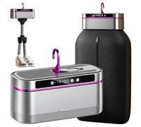 Mini asciugatrice portatile 3 in 1 con timer per vestiti, scarpe e piumini | Mini asciugatrice elettrica da 600 W, con 2 livelli di temperatura e timer da 1 a 8 ore, per hotel e campeggio