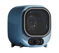 Mini Asciugatrice Ventilata, Asciugatrice Compatta a Condensatore con Fusto Interno in Acciaio Inossidabile, Asciugatrice Frontale Indipendente con Capacità di Carico di 0,8 kg, for Appartamento, Casa