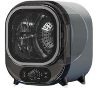 Mini asciugatrice ventilata portatile 5 kg - Mini centrifuga compatta per piano di lavoro o montaggio a parete - capacità di carico 0,8 kg - colore marrone