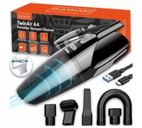 ASPIRAPOLVERE SENZA SACCO ZENWIRE TwinAir A4, 9000 Pa, Nero, Trasparente, Potenza 100 W, Nero, Trasparente