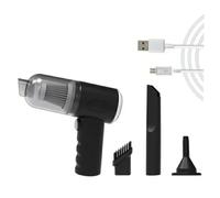 MINI ASPIRAPOLVERE SOFFIATORE BATTERIA USB CASA AUTO UFFICIO FILTRO HEPA [EEK: A+++]