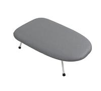 Mini asse da stiro da tavolo, asse da stiro da tavolo compatto Basics con gambe pieghevoli, piccolo asse da stiro portatile con rivestimento in cotone, per cucito, stanza dei (Anti Scald Silver)
