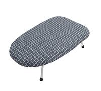Mini asse da stiro da tavolo, asse da stiro da tavolo compatto Basics con gambe pieghevoli, piccolo asse da stiro portatile con rivestimento in cotone, per cucito, stanza dei (Classic Blue Plaid)