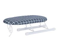 Mini asse da stiro pieghevole, Asse da Stiro Portatile Compatta con Gancio e Copripiedino Antiscivolo, Tubo in Acciaio per Stiro di Precisione, Design Salvaspazio per Viaggi e Piccoli Appartamenti