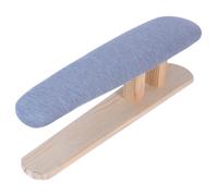 Mini asse da stiro portatile con base in legno per polsini da casa