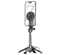 Mini Asta Selfie per Smartphone con Treppiede 41cm e Impugnatura Grip
