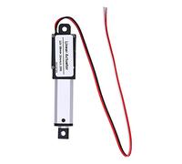 Mini attuatore lineare elettrico con corsa da 30 mm e ingresso 12 V CC - Capacità di carico 150 N - Velocità 4 mm al secondo - Finecorsa interno e protezione IP60 - Motoriduttore (Corsa
