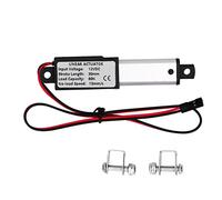 Mini Attuatore Lineare Elettrico DC12V 30mm Corsa, Micro Pistone Lineare - Impermeabile IP54, Movimento Silenzioso, Ideale per Robotica e Automazione Domestica (Spinta di 60n velocità 15 mm/s)