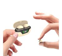 Mini auricolari invisibili senza fili, Bluetooth, impermeabili, auricolari invisibili per orecchie piccole, auricolari wireless ENC con cancellazione del rumore, Bluetooth per iPhone e Android