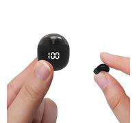Mini auricolari invisibili senza fili Bluetooth per orecchie piccole, micro auricolari discreti di piccole dimensioni, auricolari nascosti per il lavoro, mini auricolari piccoli, invisibili, minuscoli