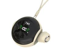 Mini auricolari wireless invisibili, piccoli, per orecchie piccole, Bluetooth 5.4, auricolari nascosti con cordino staccabile, cuffie semi in-ear nude TWS per iPhone, Android, ufficio, lavoro