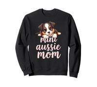 Mini Aussie Mamma Cane Pastore Americano Mamma Carino Cucciolo Felpa