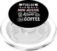 Mini Aussie Mom Australian Shepherd Dog Coffee Lover PopSockets PopGrip per MagSafe