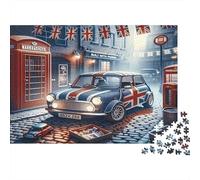 Mini auto britannica Puzzles 1000 Pezzi In Stampa Ad Alta Definizione,Un Premium Jigsaw Puzzle Per Enigma Di Allenamento Alla Concentrazione,Ideale Per Tempo Libero,Puzzle 70x50c