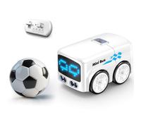Mini auto radiocomandata con controllo dei gesti intelligente mini auto radiocomandata con luci di espressione divertenti e -evitanti macchinina telecomandata per bambini e adulti colore bianco