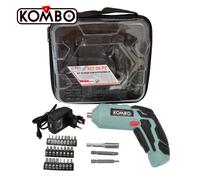 MINI AVVITATORE A BATTERIA 4V 1,5AH AVVITA E SVITA CON KIT 34 ACCESSORI KOMBO