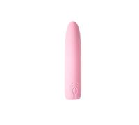 Mini bacchetta massaggio vibrante donna YF-E050, manuale | Velocità regolabile, silicone e ABS, ricaricabile USB, impermeabile, portatile, L90*D23mm, un'unità(V0335C-P)