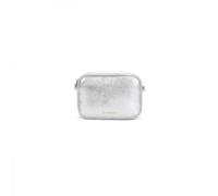 Braccialini Jinny Leather Borsa in pelle argento