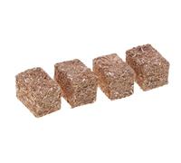 Mini balle di fieno - centrotavola raccolta autunnale | 4pcs decorazioni in miniatura da Fieno finto figuratura Bale paglia decorativa, miniATURA, per la casa delle bambole accessori fattoria