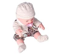 Mini Bambino, Bambole per Piccole Bambole Mini Marchi Baby con per Bambini per (Q12G-001C-026 floreale marrone)