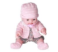 Mini Bambino, Bambole per Piccole Bambole Mini Marchi Baby con per Bambini per (Q12G-002C-026 grigio floreale)