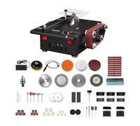 Mini Banco Da 200 W E Levigatrice A Nastro Circolare Da Tavolo A Velocità Variabile Profondità Di Taglio Da 30 Mm Fai Da Te For Legno Plastica Pietra Coltello In Metallo Facile Da Usare