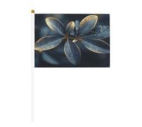 Mini bandierine dorsale a forma di tartaruga, resistenti, 14 x 20 cm, piccole bandiere su bastoncini, per esterni, cortile e giardino, confezione da 6 e 10 pezzi