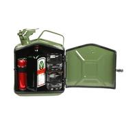 Mini bar da 5 litri, realizzato a mano, in metallo, bancone da bar con interni razionali, regalo per uomini, papà, marito, capo