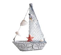 Mini barca a vela decorativa, di barca a vela in legno