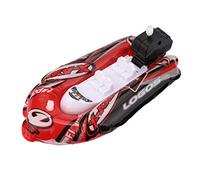 Mini barca da yacht gonfiabile giocattolo da bagno per piscina giocattoli gonfiabili per barche a motore, giocattoli per 1 2 3 4 5 6 + anni ragazzo rosso