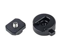 Mini base di montaggio a sgancio rapido per Insta360 X6, kit di accessori per treppiede in alluminio con vite da 1/4 di bloccaggio anti goccia, leggero, 22 g