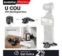 Mini base per treppiede magnetico universale con vite da 1/4'' per action camera PK3 PK4 Mini Fill Light del marchio AMBITFUL