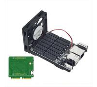 Mini baseboard NanoCluster 7x CM4/CM5 Nodes con adattatore CM45 Kubernetes K3S Edge AI Homelab per Cluster