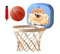 Mini Basketball Hoop, Kids Wall Mounted Set, Interactive Sports Toy with Scoreboard, 9.45 Inches, Fun Indoor Activity for Home, School, Bedroom, Living Room, Girls, Boys Play
