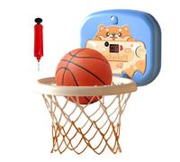 Mini Basketball Hoop Set, Wall Mounted Ball Game, Interactive Scoreboard Toy, Indoor Sports Fun, Skill Practice Tool for Kids Girls Boys Home School Bedroom Living Room