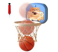 Mini Basketball Hoop, Wall Mounted Set, Indoor Sports Toy, Interactive Scoreboard Display, Easy Installation Kit, for Kids Bedroom, School Gym, Home Playroom, Girls Boys Fun Activity